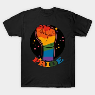 Pride Month Fist- LGBTQ Rights T-Shirt